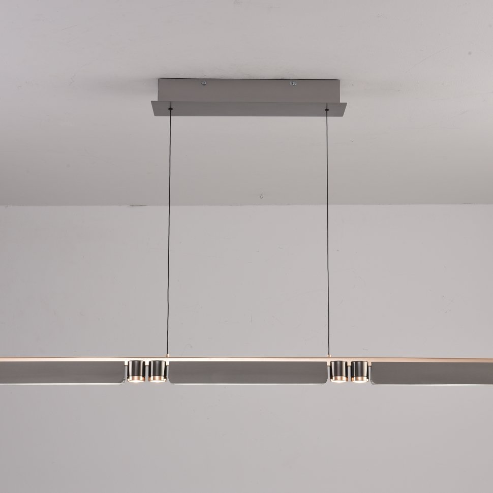 Светильник подвесной ILedex Vision 9309D-1200-2 GR+BK