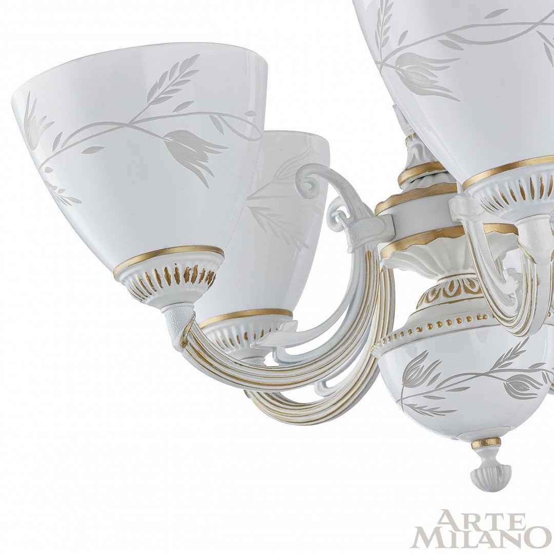 Подвесная люстра Arte Milano Am343659 343659/6 WT+G