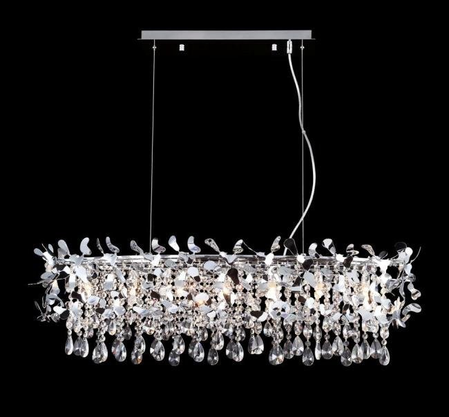 ROMEO SP8 CHROME L1000 Подвесная хрустальная люстра Romeo Crystal Lux ROMEO SP8 CHROME L1000