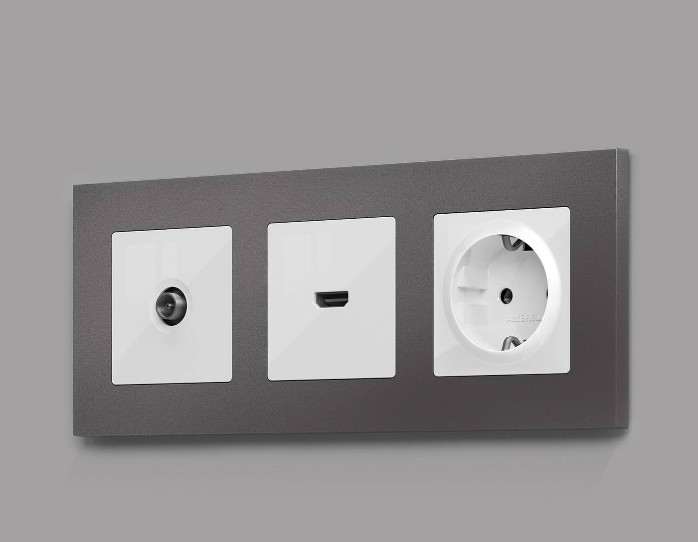 AP1140 Накладка на механизм Ambrella Volt ALFA AP1140