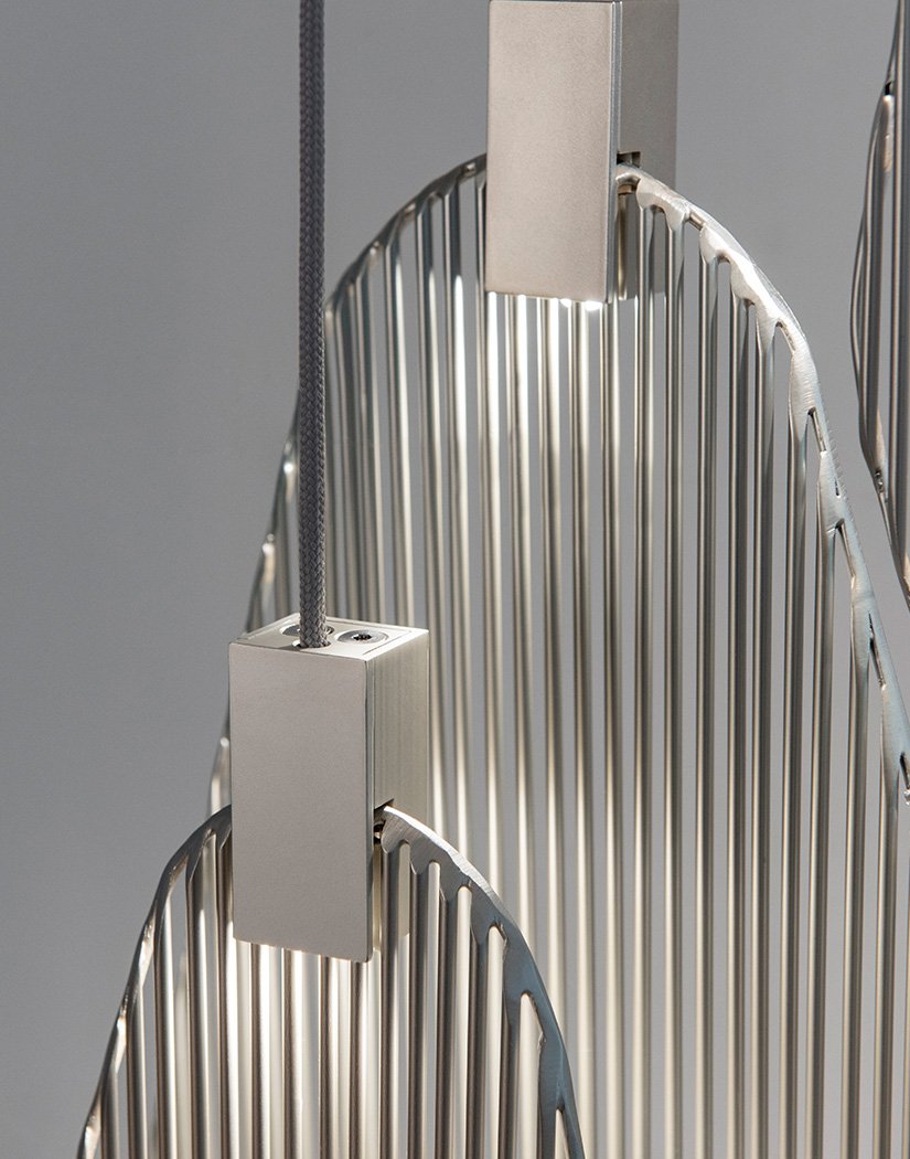 5046P/M satin nickel Светильник подвесной Delight Collection Harpe 5046P/M satin nickel