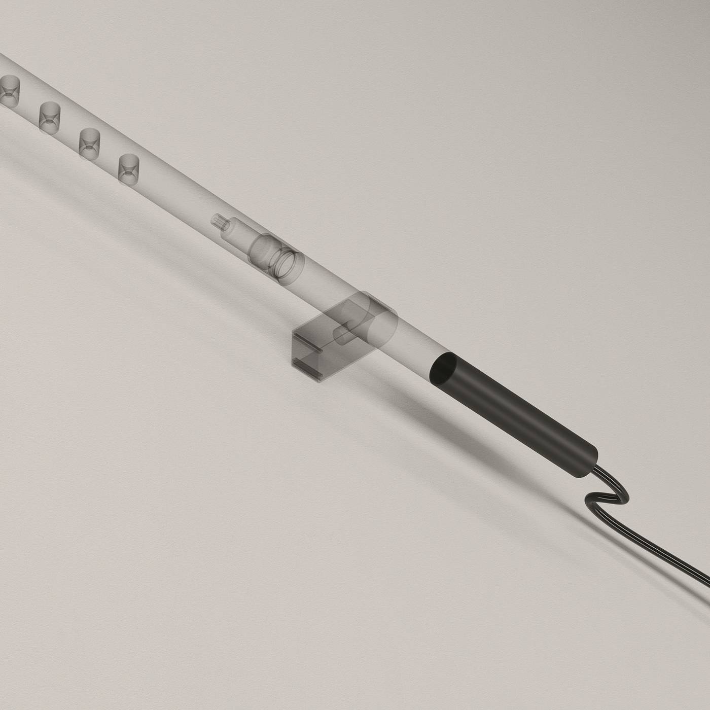 CA003EC-B Заглушка с питанием для для штанговой системы Axity Maytoni Accessories for system Axity CA003EC-B