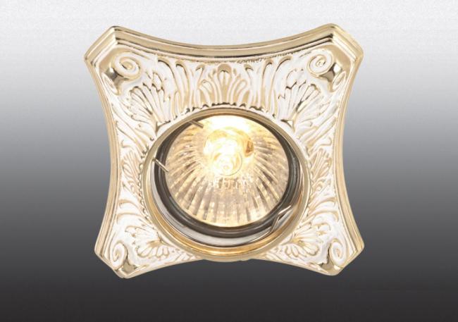 Встраиваемый светильник с узорами Vintage 369850 Novotech