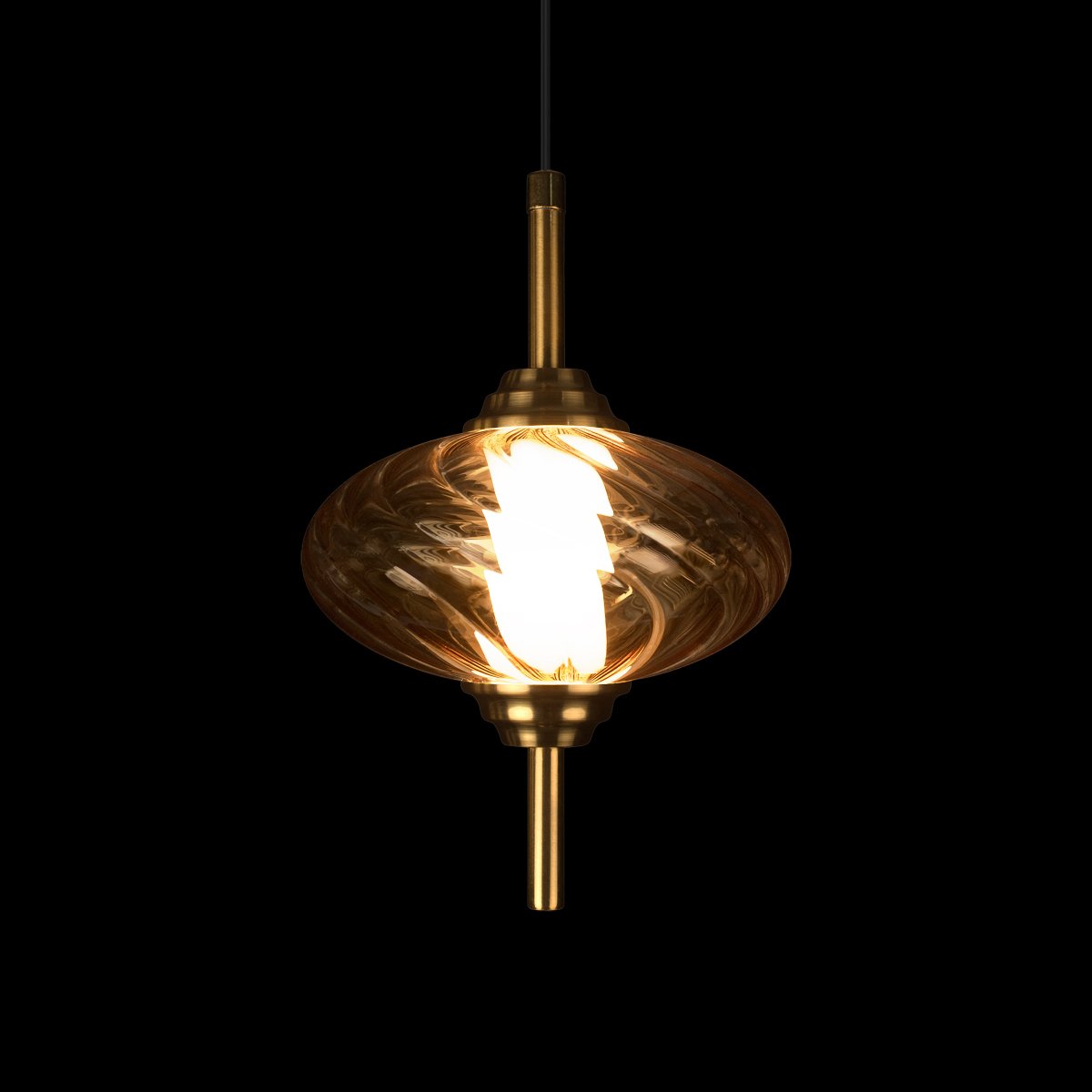 Светильник подвесной Loft It Helix 10421/C Amber