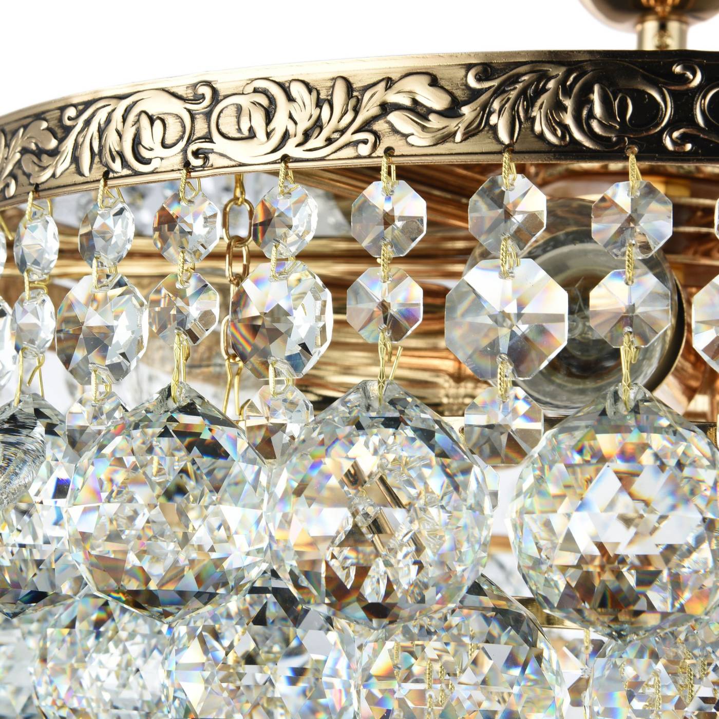 Потолочная хрустальная люстра Maytoni Gala DIA783-CL38-6-G