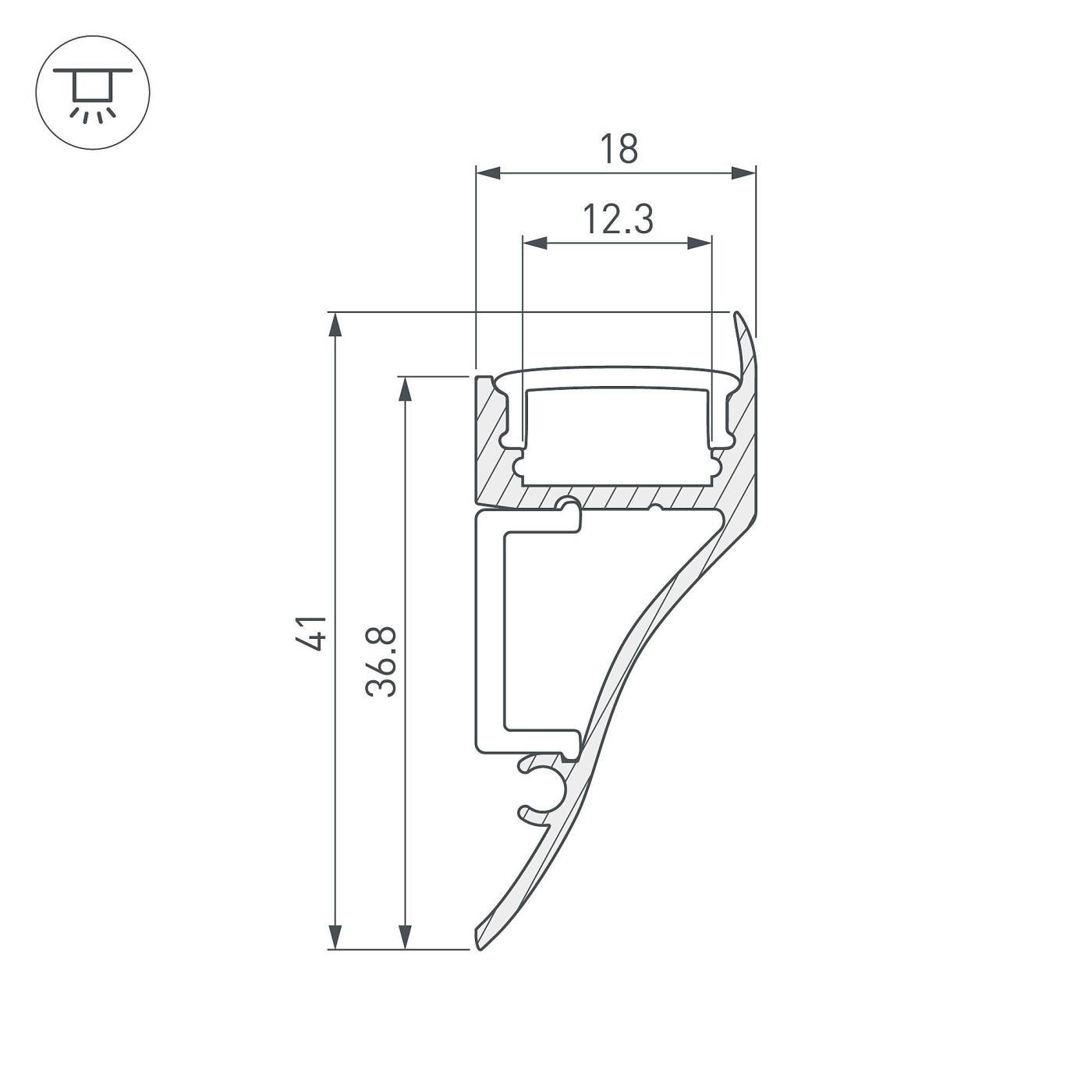 Профиль Arlight Arh-Con 018828
