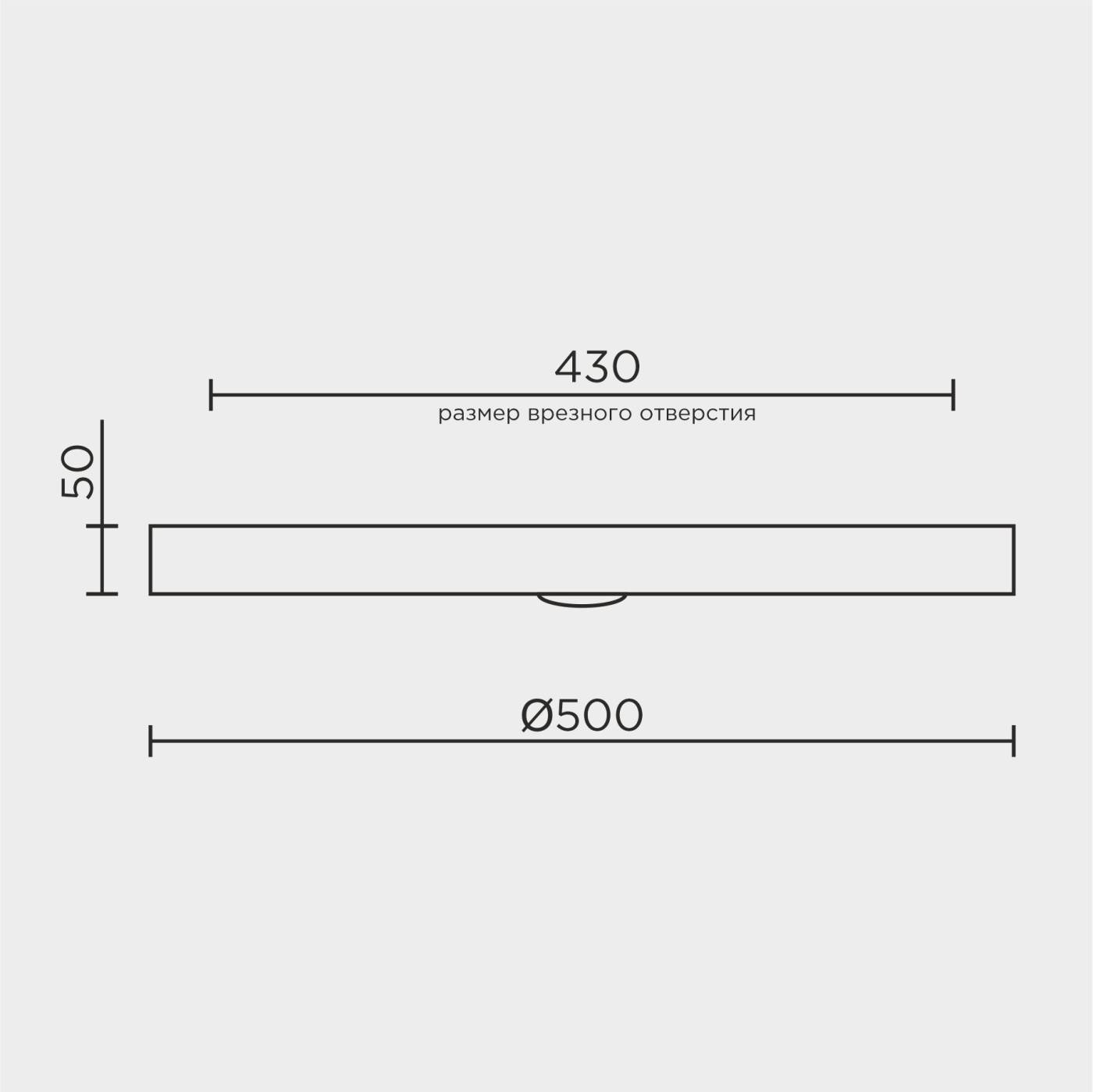 MS.301.500 BS Потолочный светильник MS Modelux MS.301.500 BS