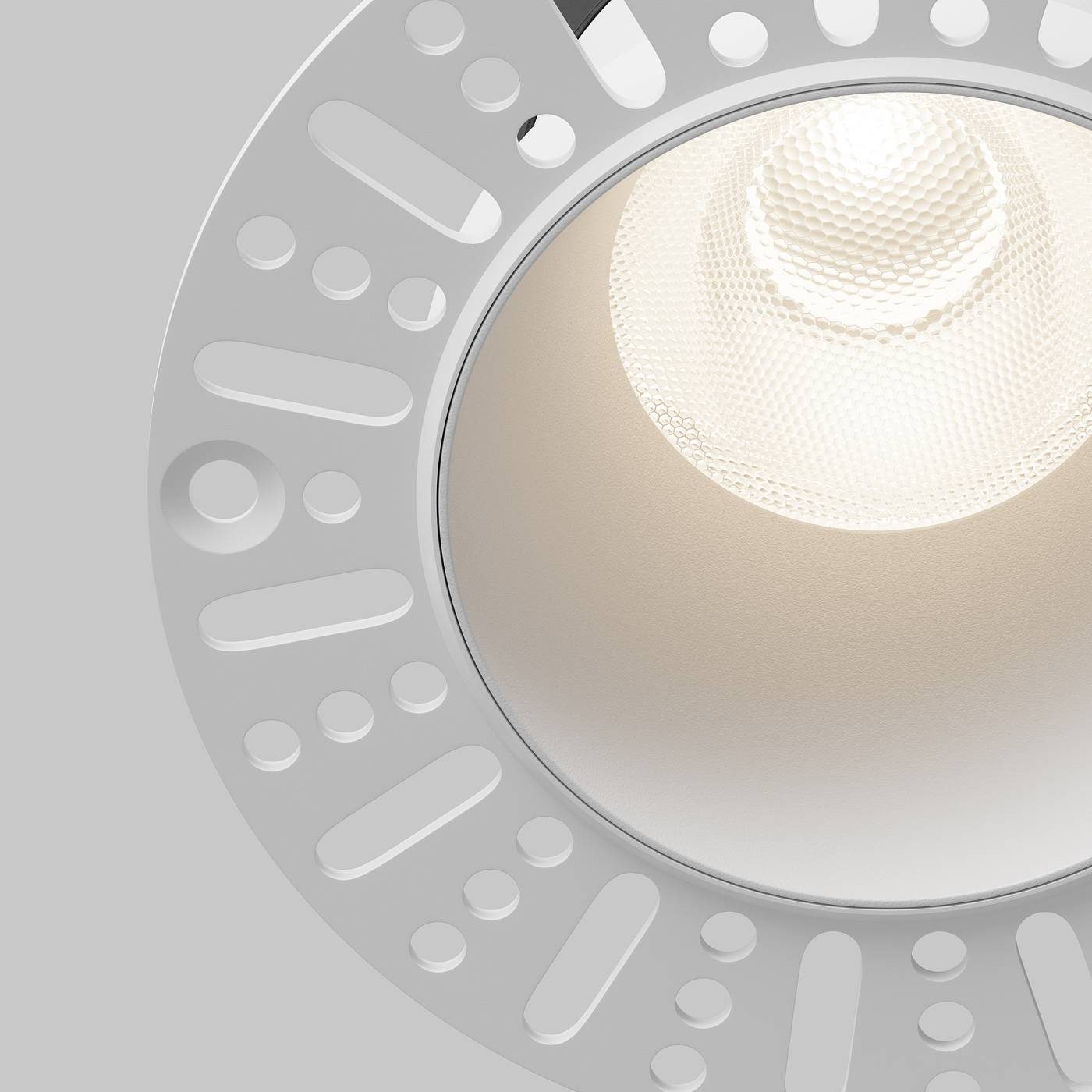 Встраиваемый светильник Maytoni Dip DL122-15W-4K-TRS-W