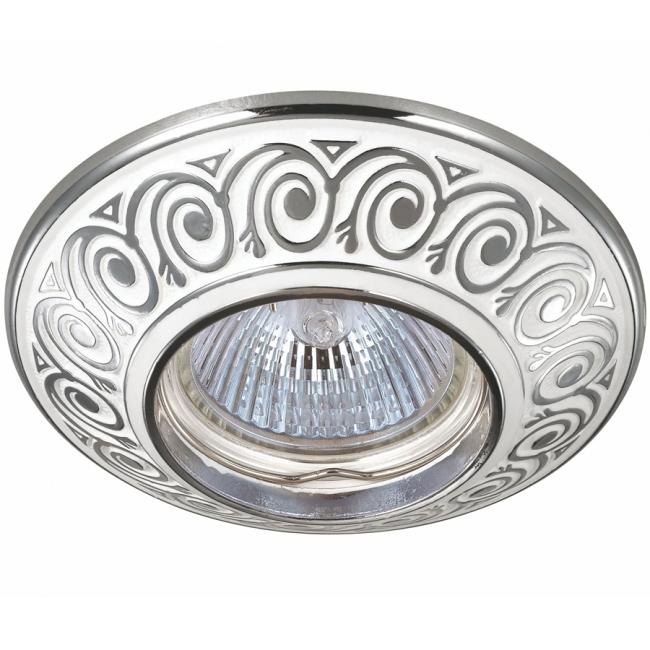 Встраиваемый светильник с узорами Vintage 370004 Novotech