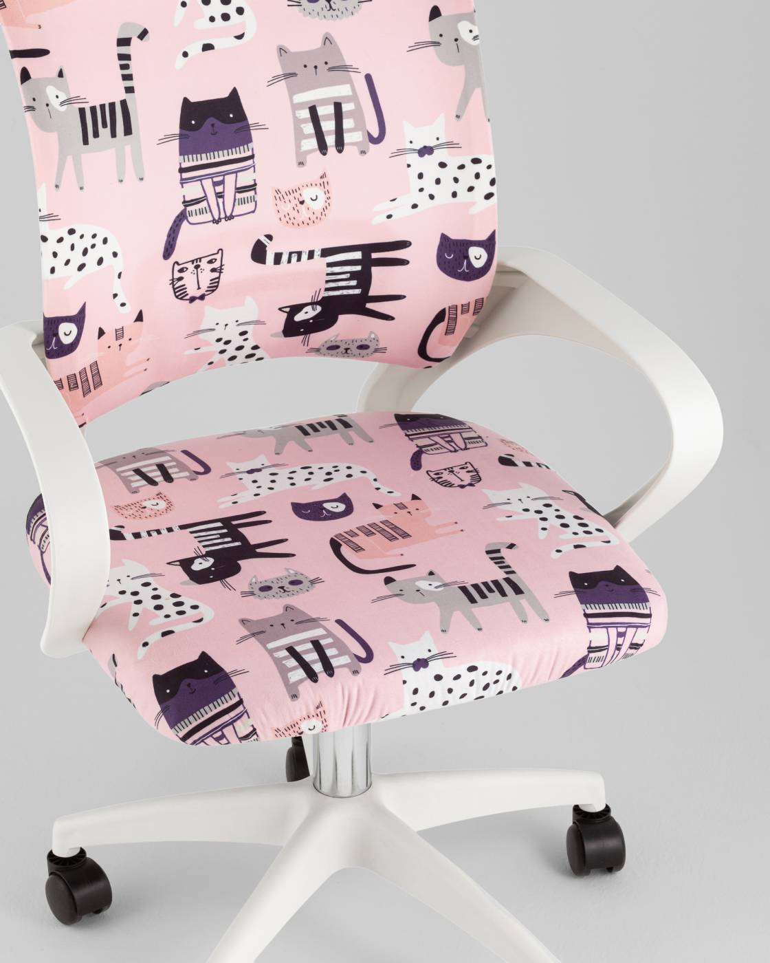 Офисное кресло Stool Group OUE-2501WC Pink Cats