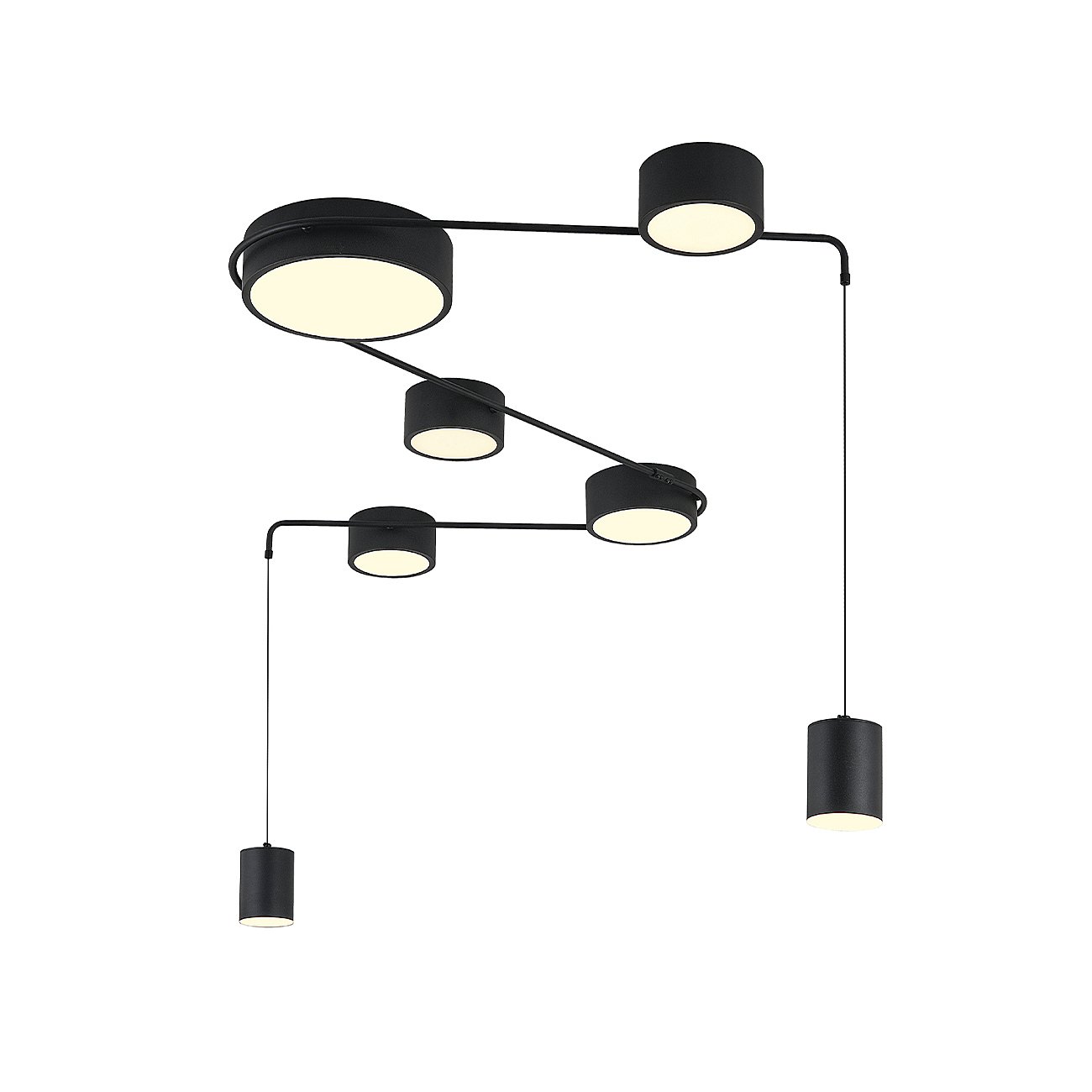 Светильник подвесной Indigo Modulo V000160L 14028/7С Black