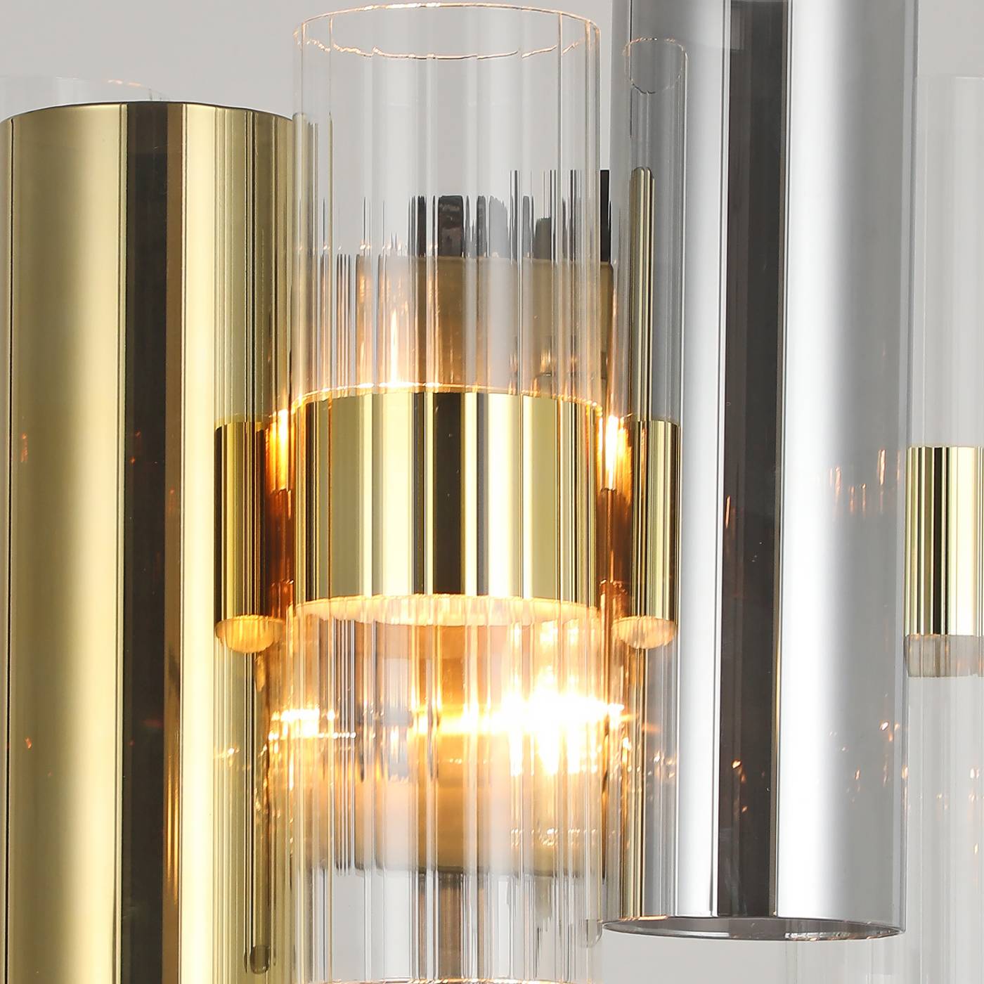 IL0525-6P-79 BRASS Подвесная люстра ILLUMICO IL0525-6P-79 BRASS