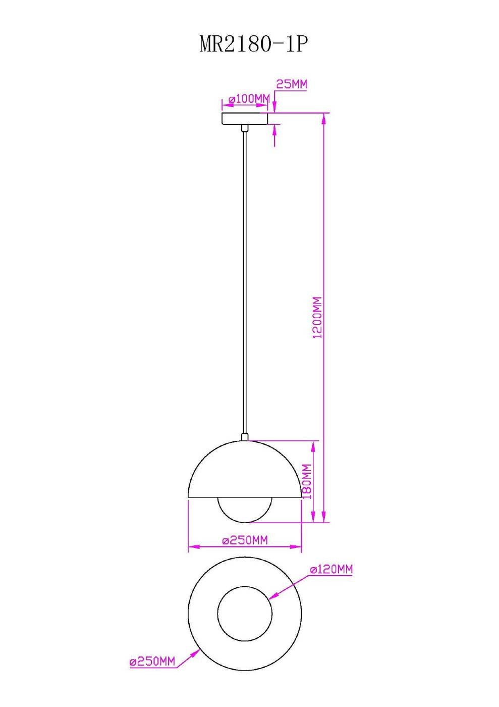 MR2180-1P Светильник подвесной MyFar Dorothy MR2180-1P