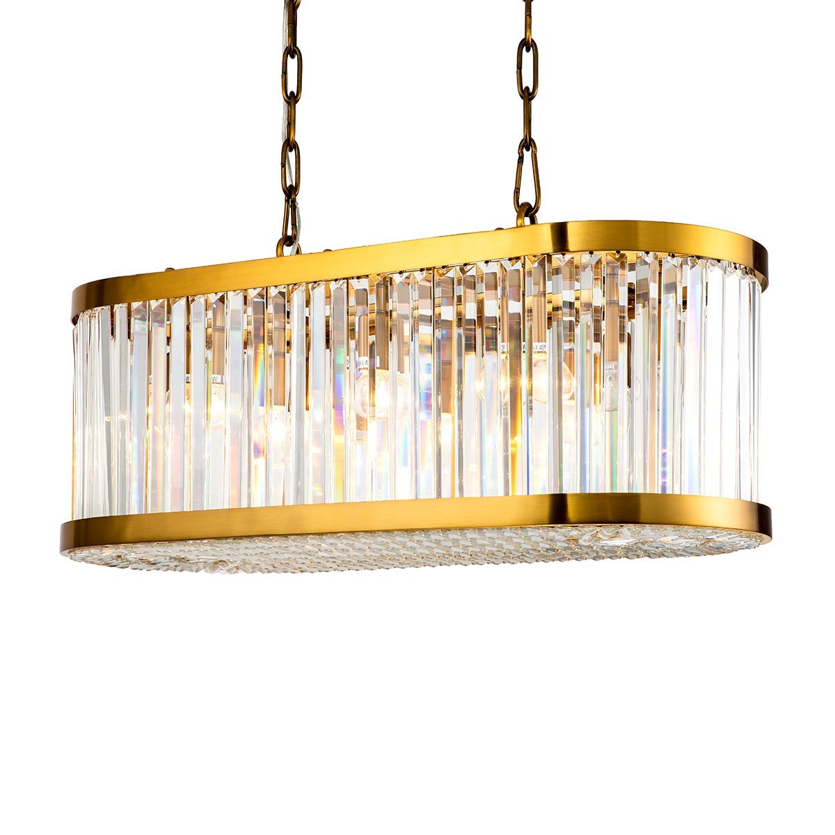 KR0388P-8L/A brass Подвесная люстра Delight Collection Welles KR0388P-8L/A brass