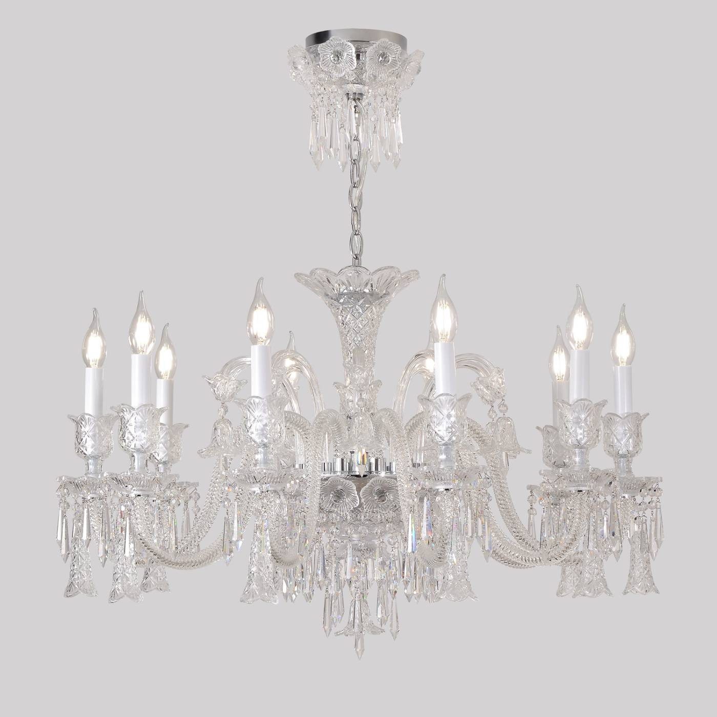 VERSAILLES SP10 CHROME Подвесная люстра VERSAILLES Crystal Lux VERSAILLES SP10 CHROME
