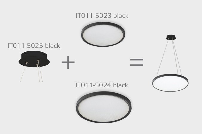 Подвесное крепление только для светильников IT011-5023 и IT011-5024 Italline IT011 IT011-5025 white