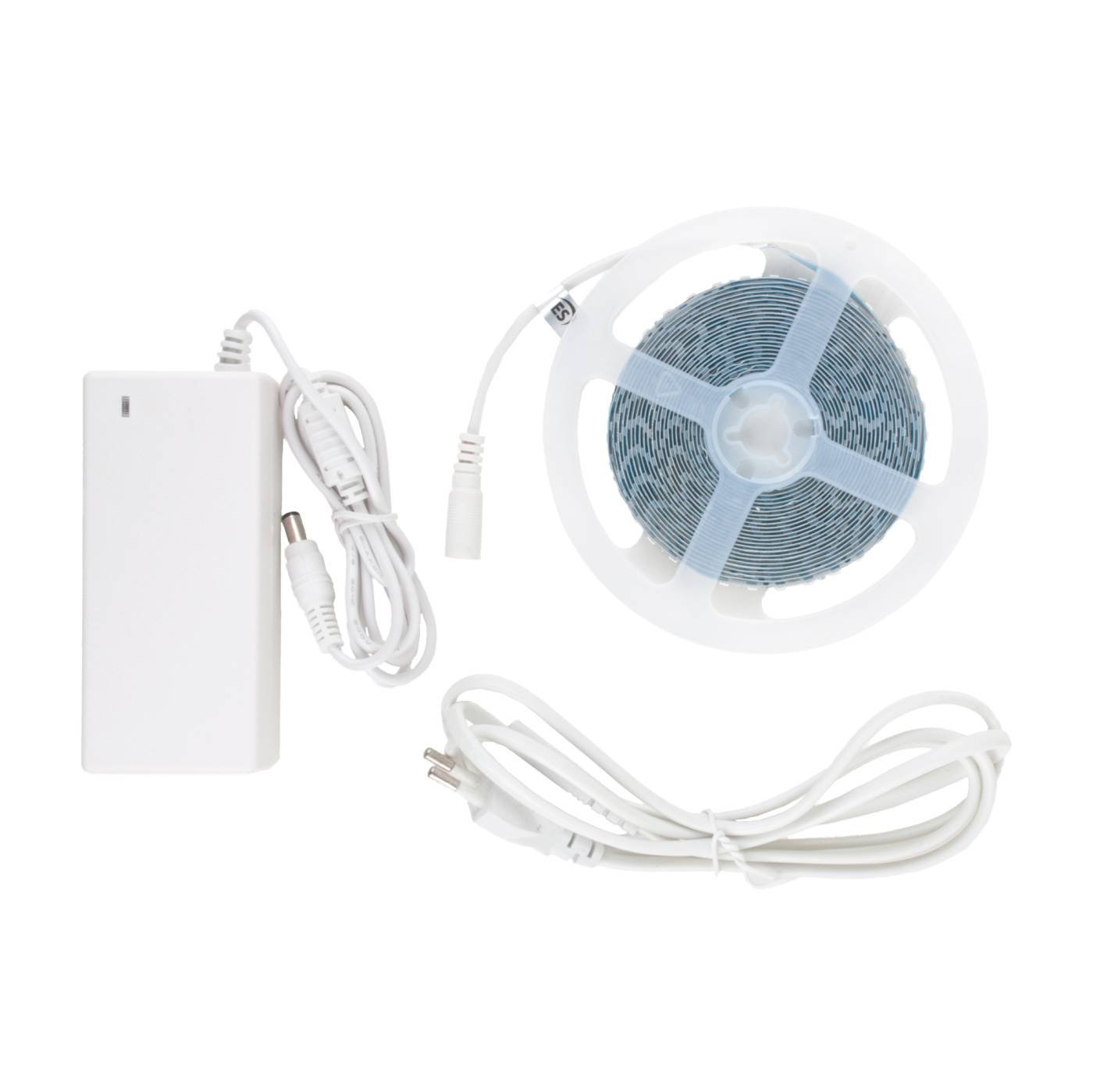 LED лента Elektrostandard 12V 9,6W IP20 Набор светодиодной ленты 5m 2835 12V 120Led 9.6W IP20 4200K дневной белый (SLS 01 WW IP 20) a050169