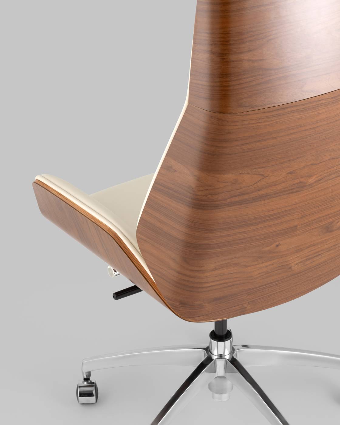 Компьютерное кресло Stool Group Crown A312 8383-1 walnut back