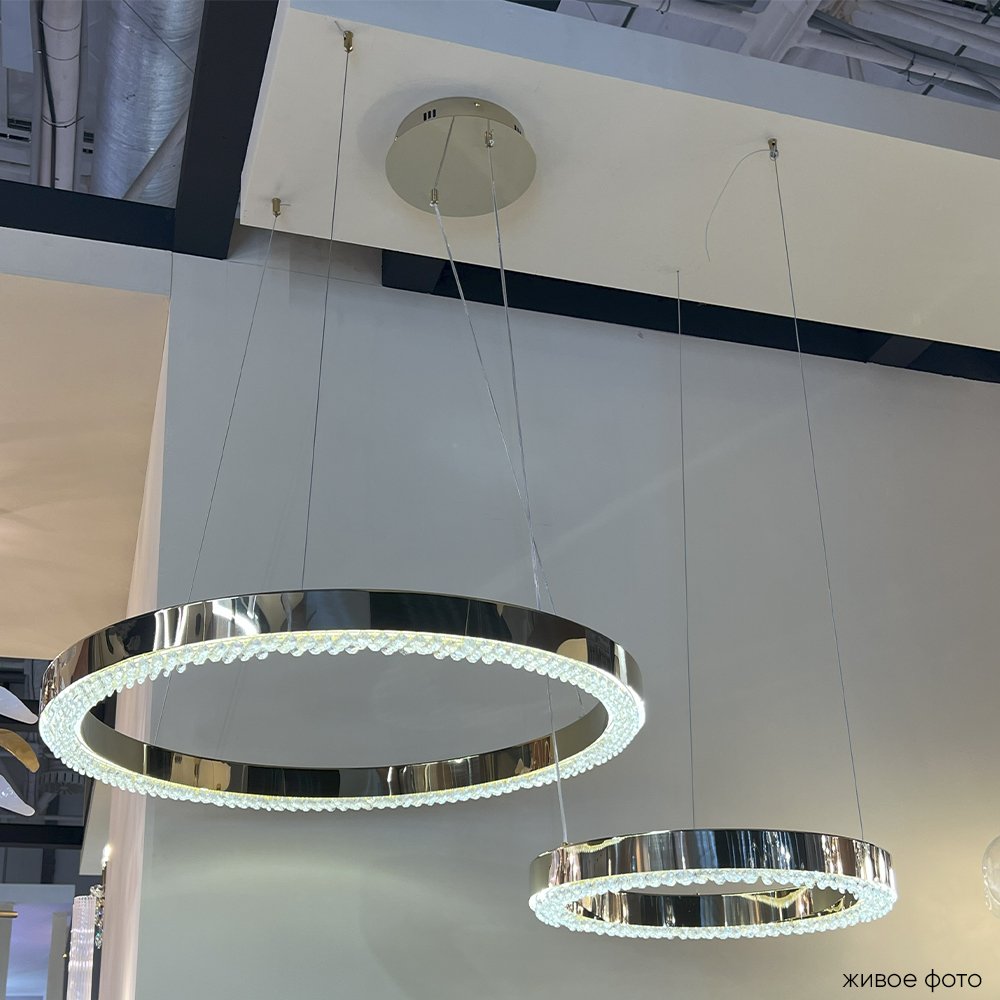 Подвесная люстра Crystal Lux Saturn SATURN SP90W LED GOLD