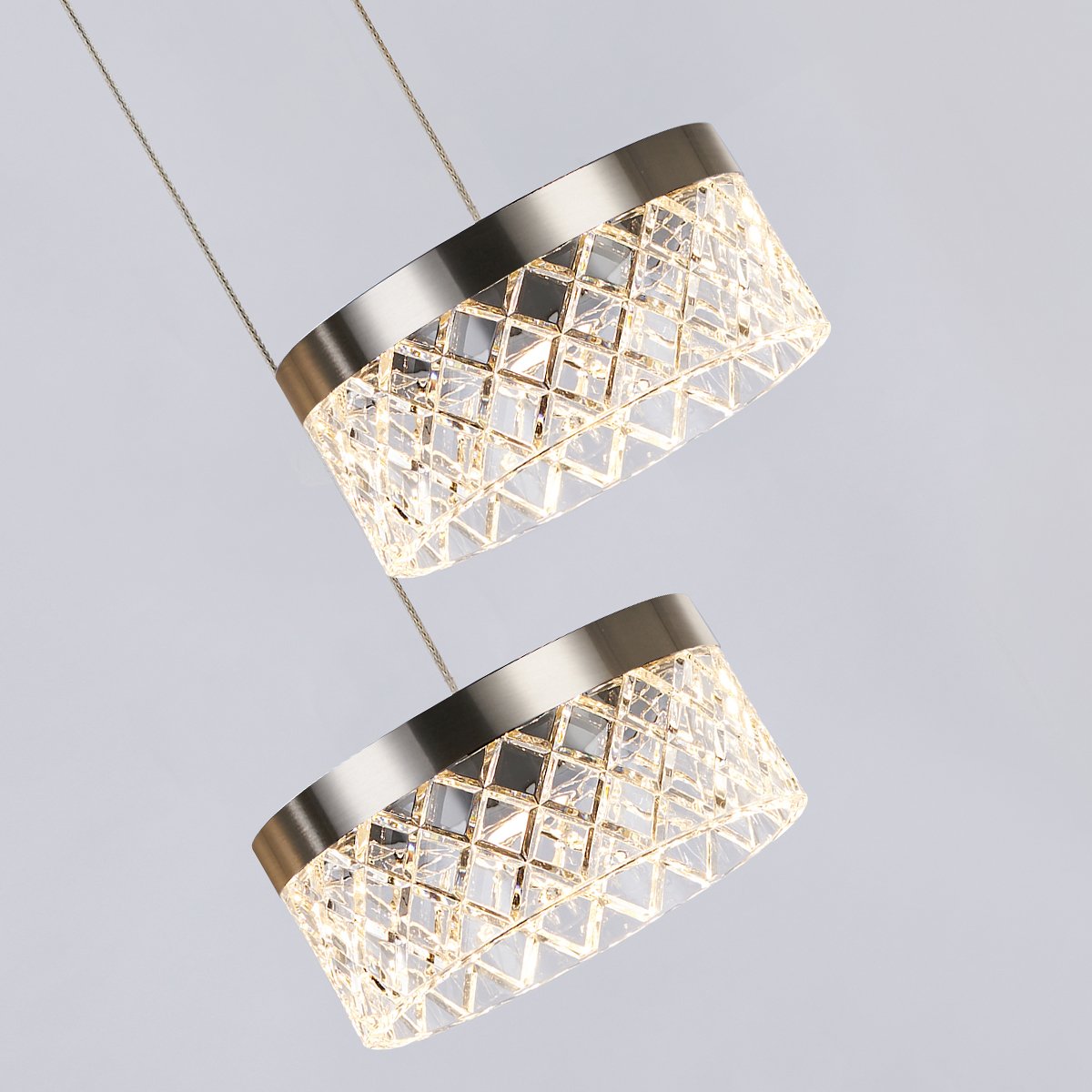 MD21020075-5A satin nickel Светильник подвесной Delight Collection Diamond cut MD21020075-5A satin nickel