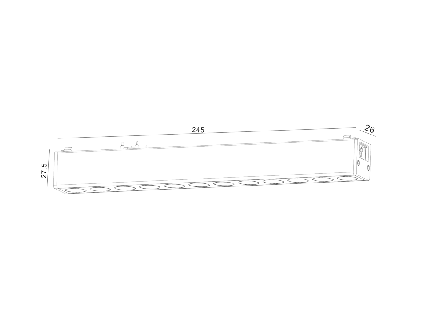 00-00022080 Трековый светильник SLIM SWG PRO 00-00022080