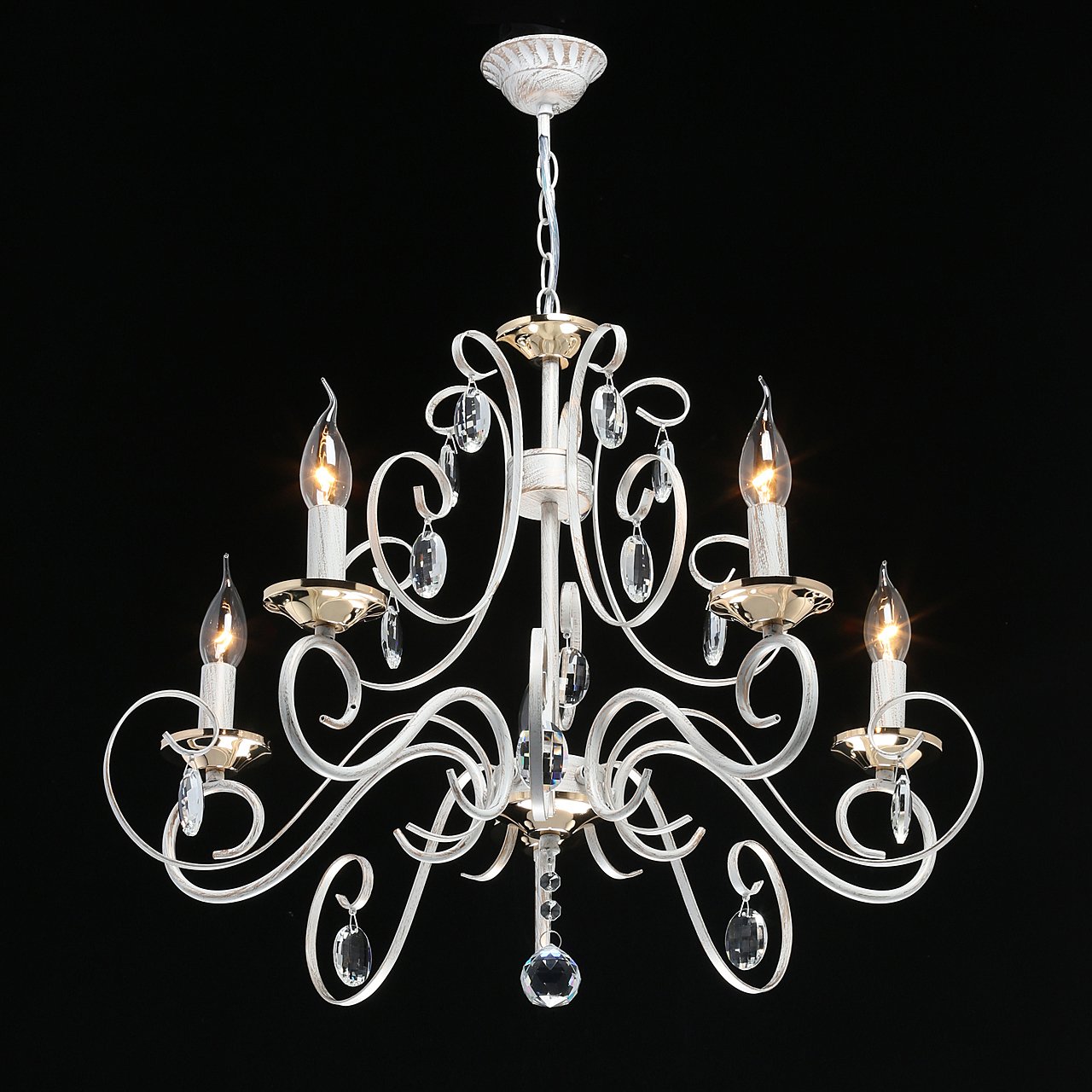 371016005 Подвесная люстра De Markt Аврора 371016005