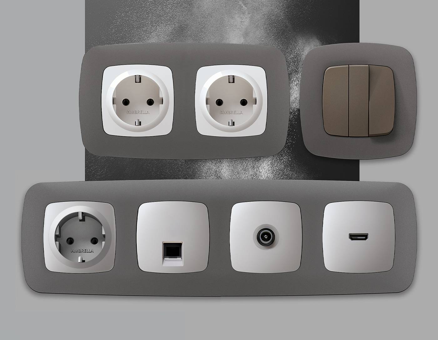 Рамка Ambrella Volt Ecta OF140655