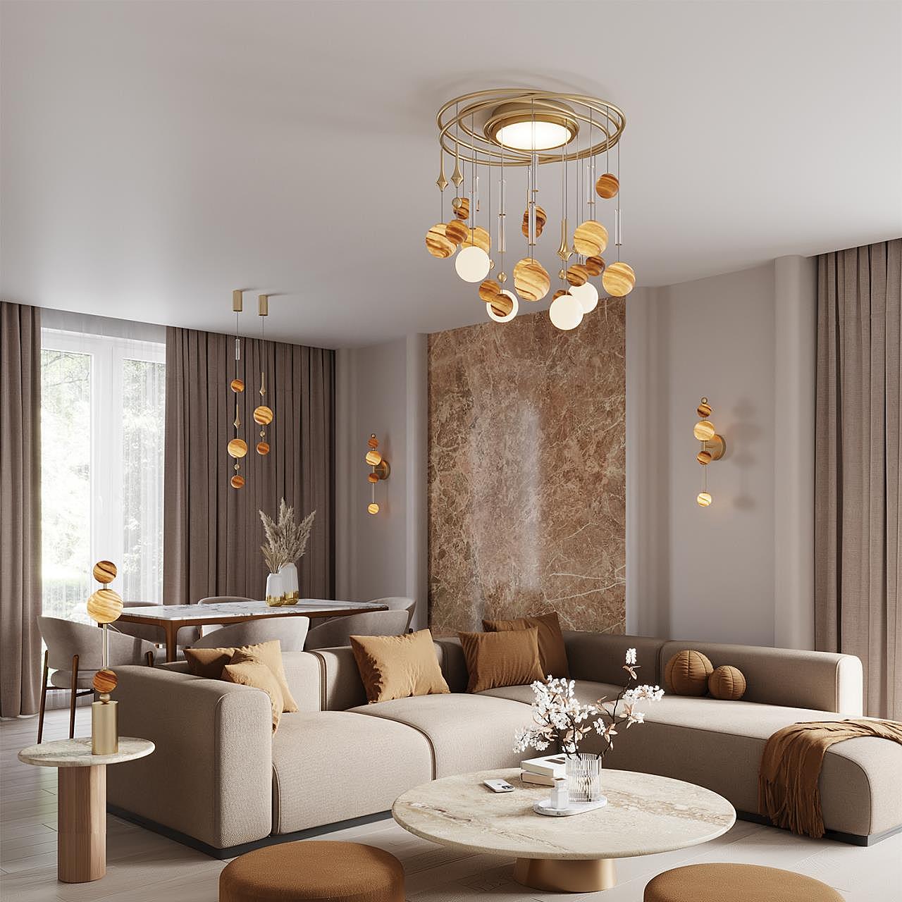 Светильник подвесной Odeon Light EXCLUSIVE Callisto 5457/5L