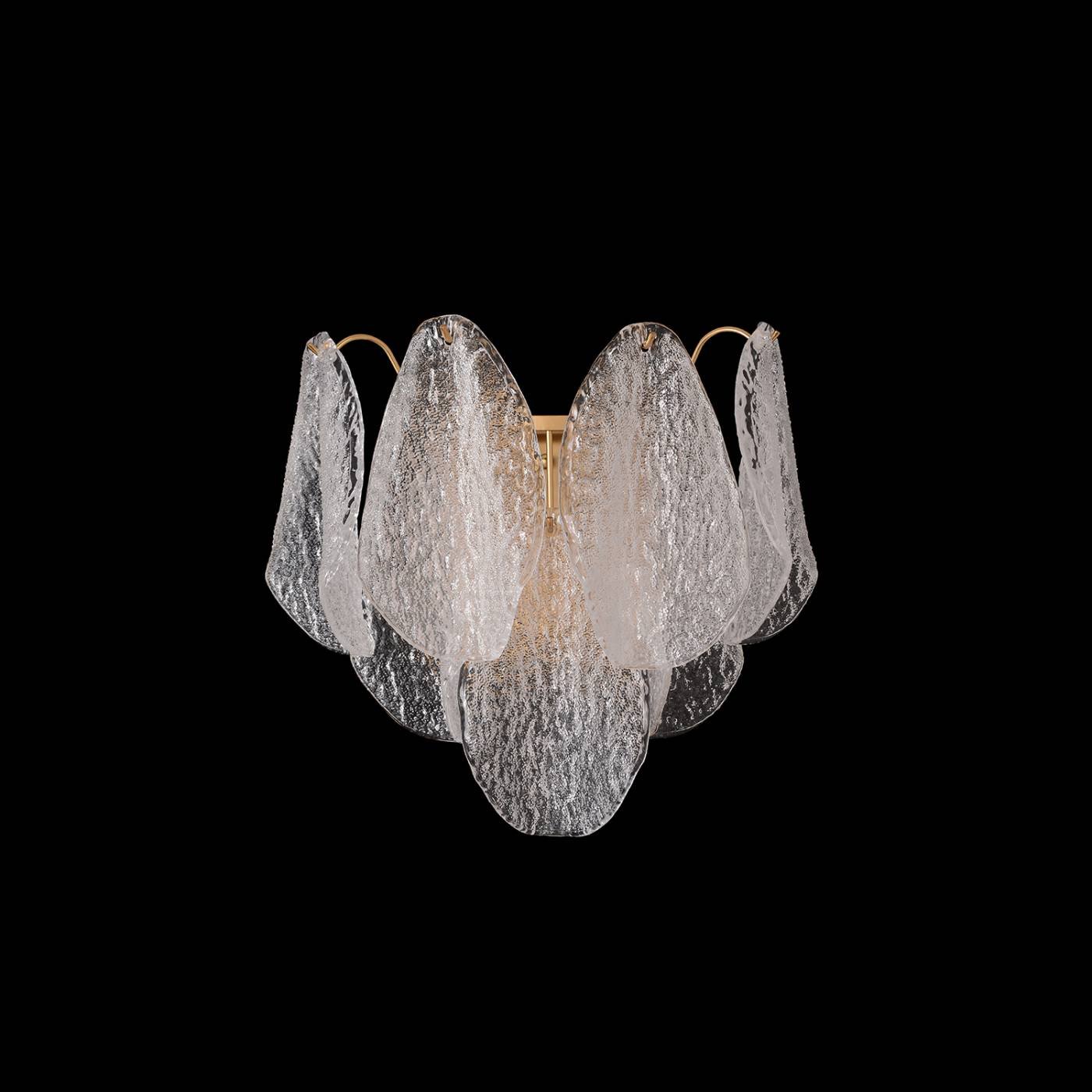 Бра настенное EMILIA Crystal Lux EMILIA AP2 BRASS