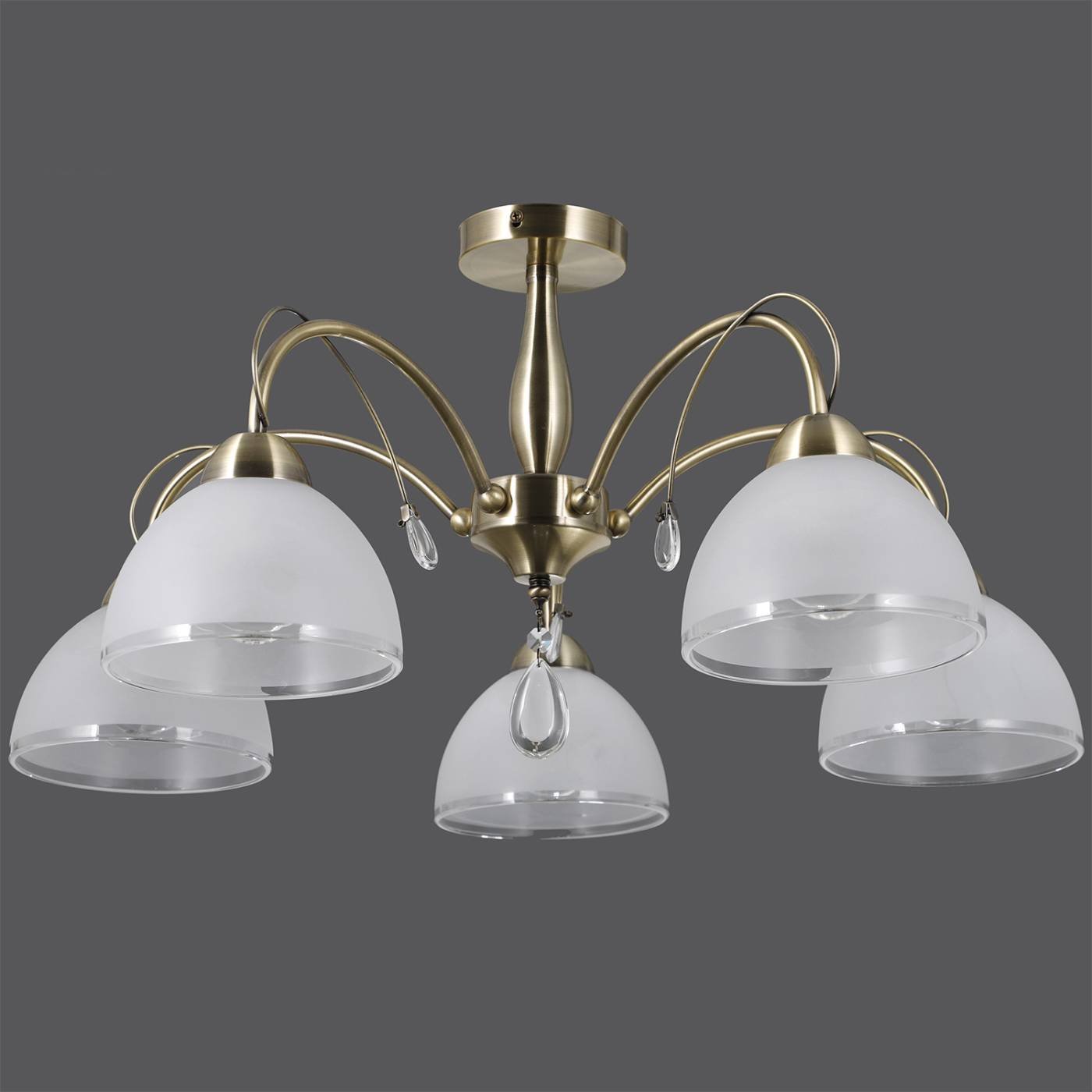 Потолочная люстра ILLUMICO IL0506-5CSQ-25AB ELITE