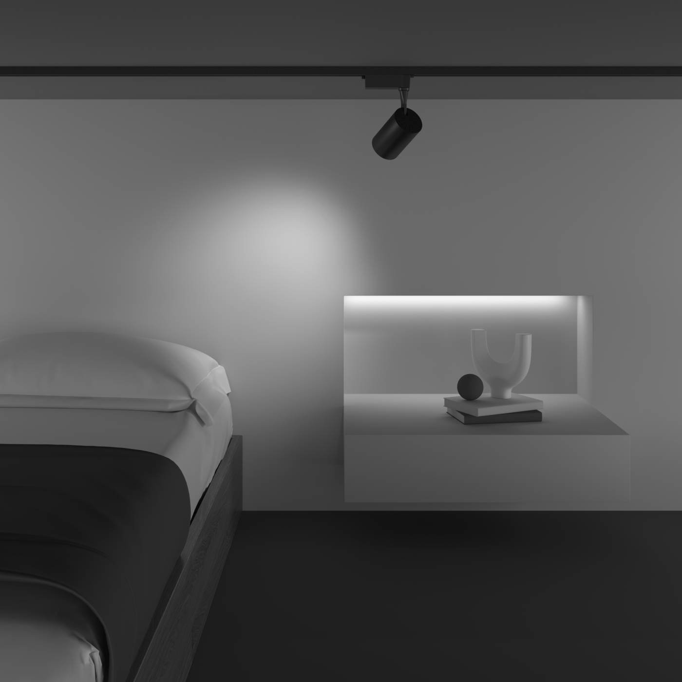 TR003-1-10W4K-M-B Трековый светильник Maytoni Vuoro Unity TR003-1-10W4K-M-B