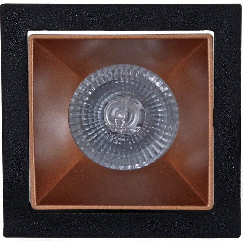 Встраиваемый светильник Reluce 16086-9.0-001PT MR16 BK+ROSE GD