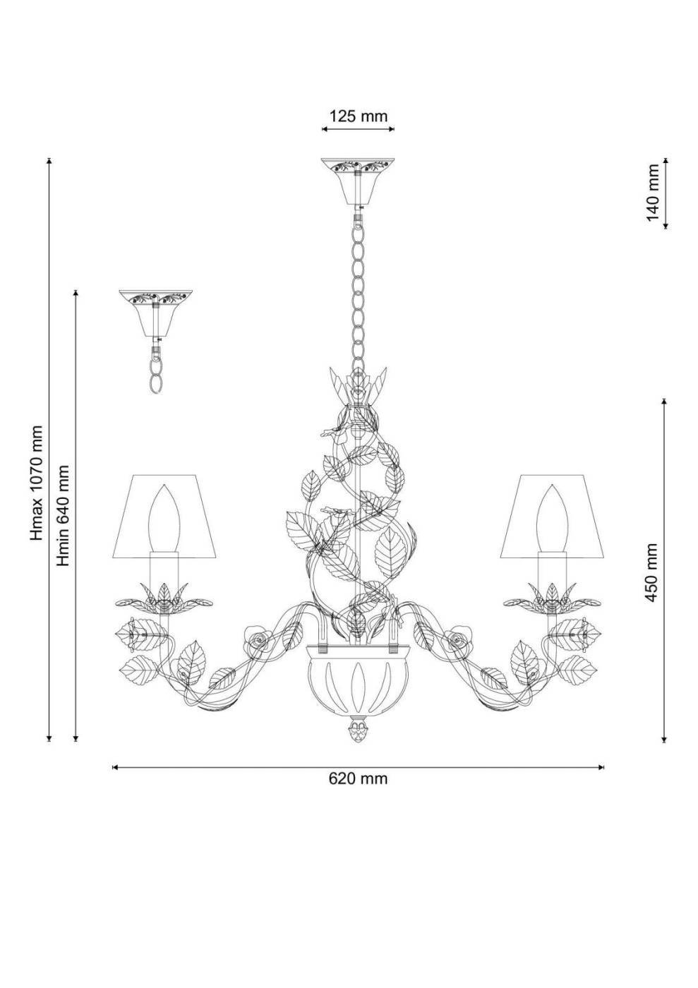Fiori di rose 108.6 Люстра подвесная с цветочками Fiori di rose Fiori di rose 108.6 Lucia Tucci