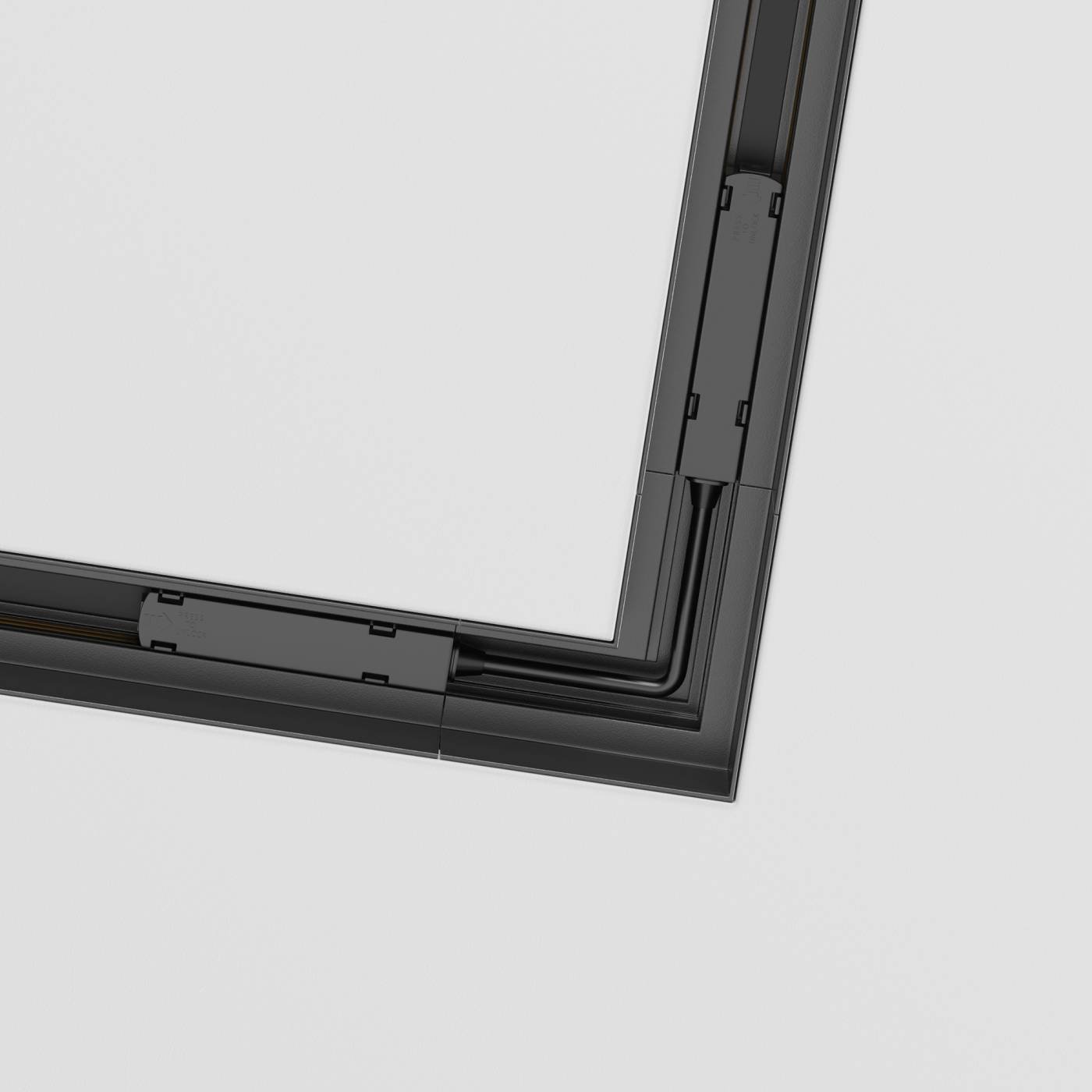 TRX010CL-22B Коннектор угловой встраиваемый Maytoni Accessories for tracks Gravity TRX010CL-22B