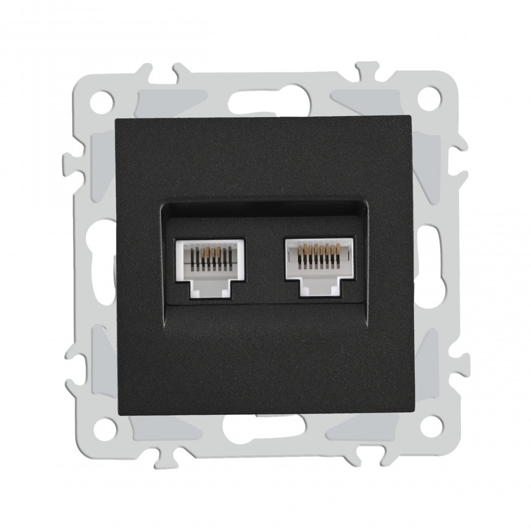 Розетка Arte Milano Am-206 206.44-1.black