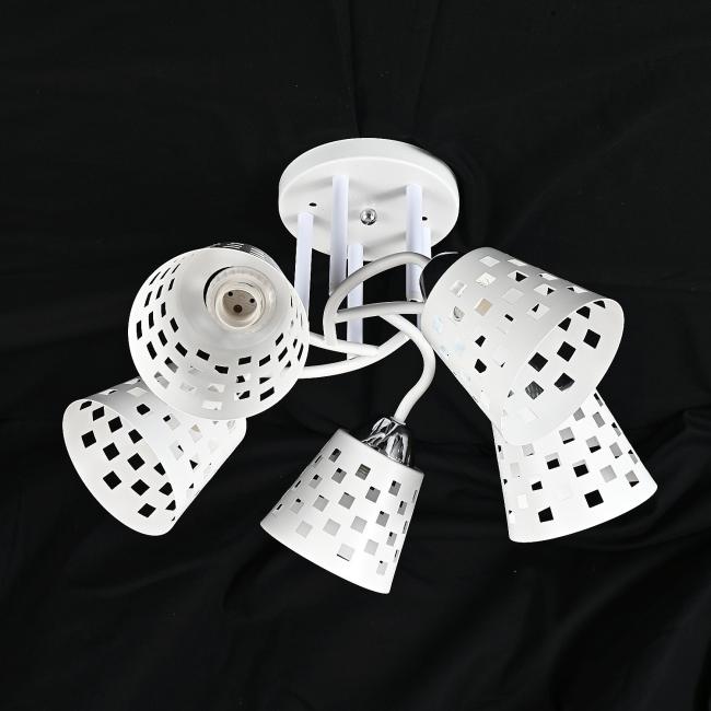 Потолочная люстра ЭкономСвет 10087 10087/5WT+CR WT