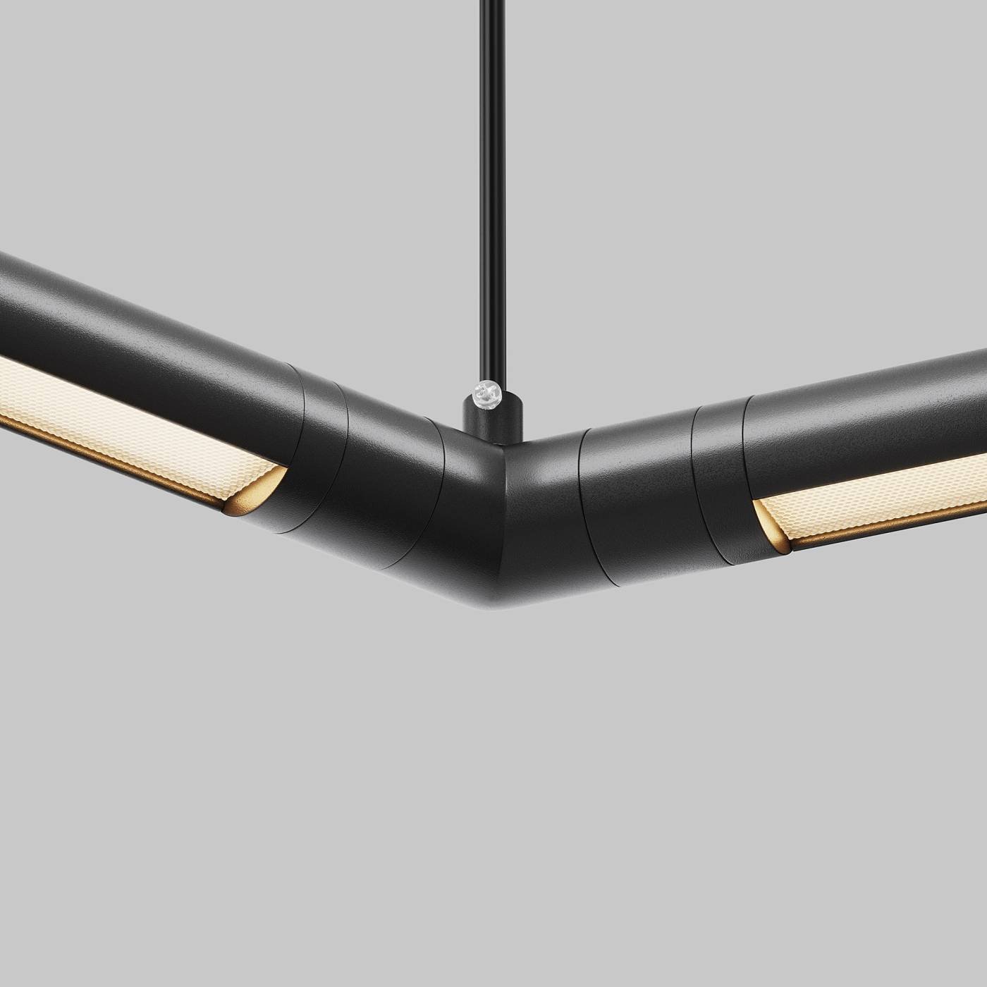 Угловой коннектор 120° для системы Shelf с вводом питания Maytoni Accessories for system Shelf CA018LWC-P-B