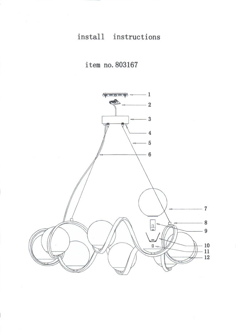 Подвесная люстра Lightstar Globo 803167