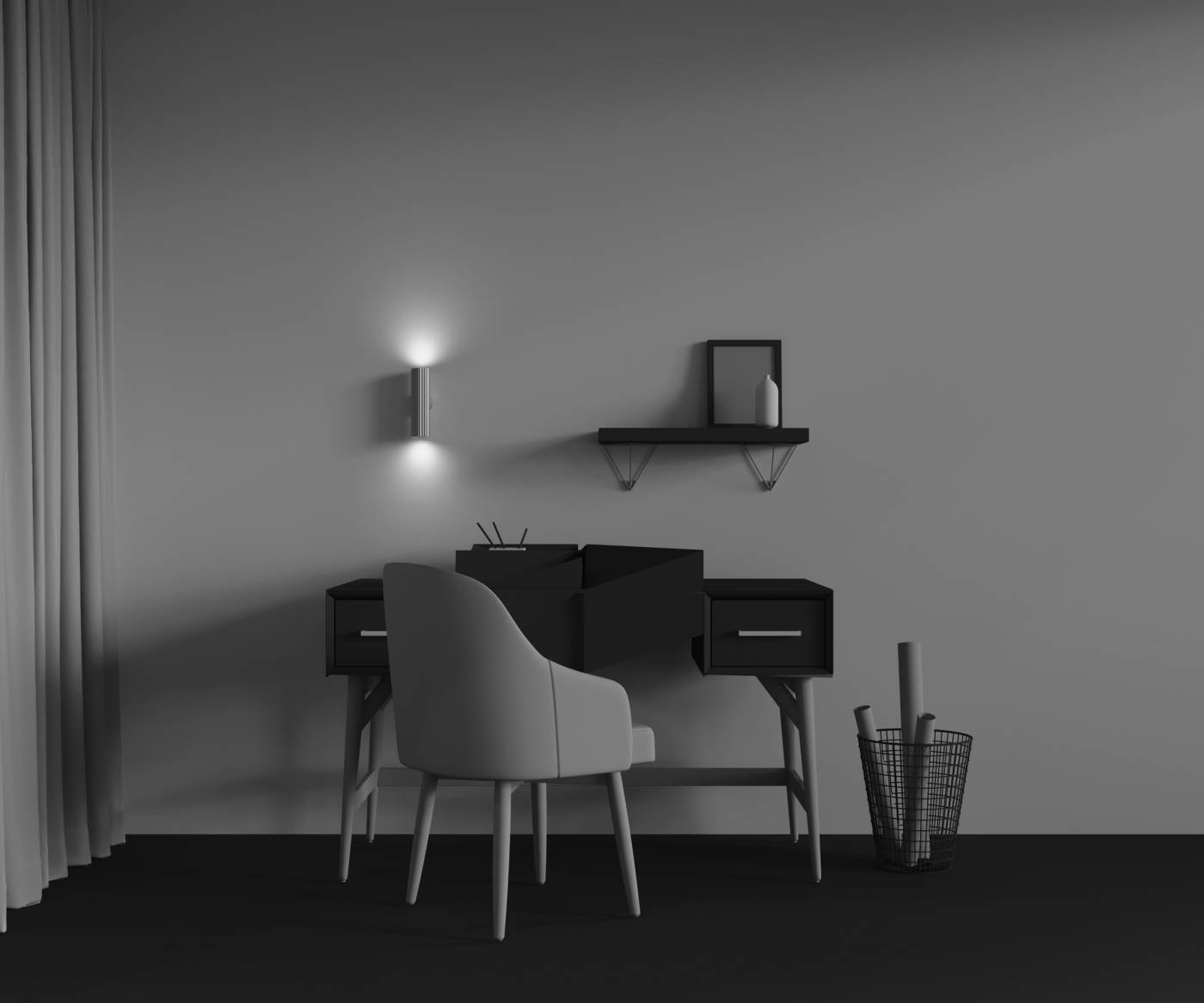 C106WL-02-GU10-BS Настенный светильник Maytoni Calipso C106WL-02-GU10-BS