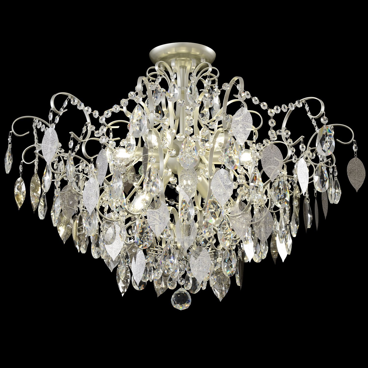 ESMIRALDA PL9 SILVER Потолочная люстра Crystal Lux Esmiralda ESMIRALDA PL9 SILVER