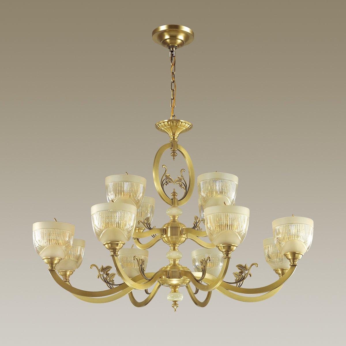 3998/12 Люстра многоярусная Piemont 3998/12 Odeon Light