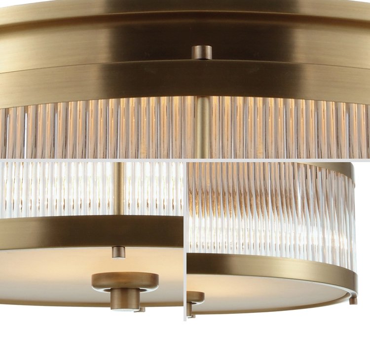 KM0924P-4R brass Потолочная люстра Delight Collection Stamford KM0924P-4R brass