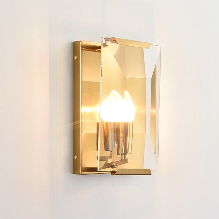 A003-165 A1 ti-gold Настенное бра Delight Collection Harlow Crystal A003-165 A1 ti-gold