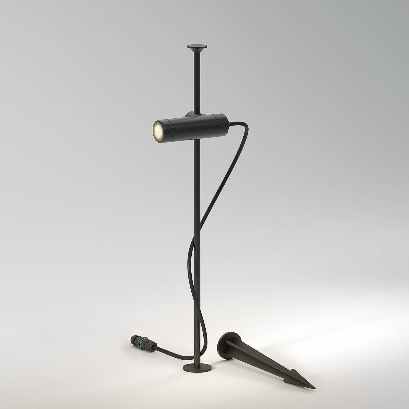 Грунтовый светильник Elektrostandard Covert Covert (35173/S) 3000K черный