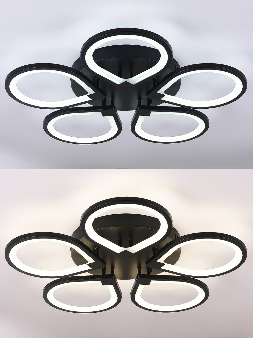 Потолочная люстра Natali Kovaltseva Singl INNOVATION STYLE 83042 BLACK