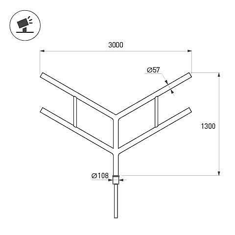 Кронштейн Arlight 051663
