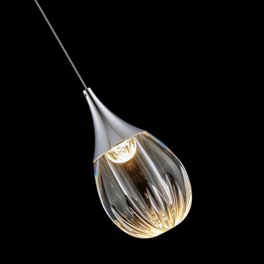 MD24001004-1A chrome/clear Светильник подвесной Delight Collection Stilla MD24001004-1A chrome/clear