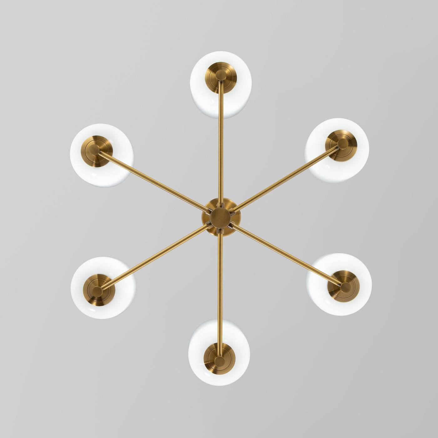 Люстра на штанге Eurosvet Loona 60161/6 латунь