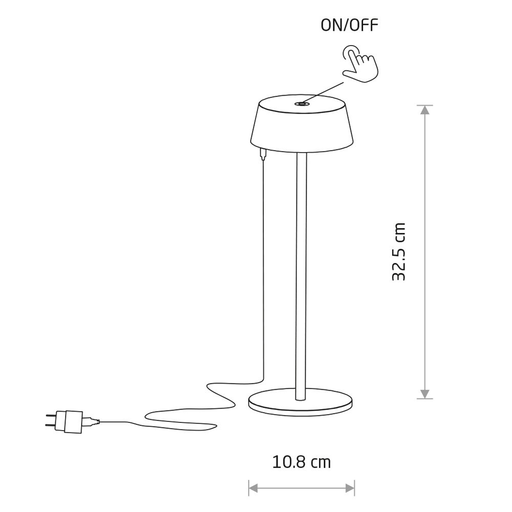 11531 Настольная лампа Nowodvorski Amy Led 11531