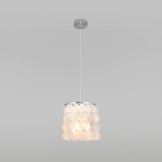 Светильник подвесной Eurosvet Sandra 60185/1 хром/перламутр